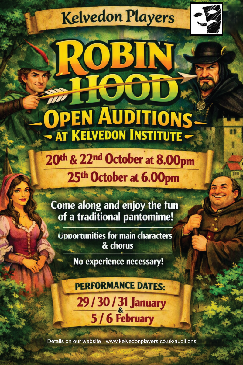 Robin Hood A3 Auditions